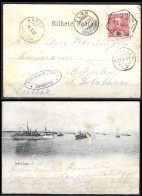 1902 PORTUGAL COVER LEIXÕES HERMANN BURMESTER  TO MEZERLEN (METSERLEN) Hofstetten-Flüh SUISSE SWITZERLAND  - Storia Postale