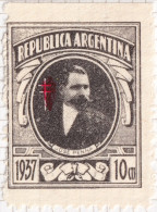 ARGENTINE / ARGENTINA - 1937  10c Christmas Seal / Jose Penna Institute Anti-Tuberculosis Label - Sans Gomme / No Gum - Otros & Sin Clasificación