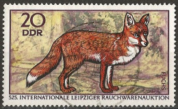 Germany GDR 1970 - Mi 1542 - YT 1235 ( Fauna : Fox ) - Gebraucht