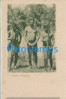 212928 PARAGUAY COSTUMES NATIVE INDIA CAINGUA POSTAL POSTCARD - Paraguay