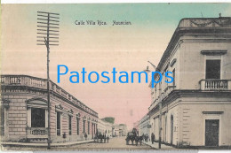 212929 PARAGUAY ASUNCION STREET CALLE VILLA RICA POSTAL POSTCARD - Paraguay