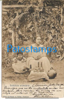 212958 PARAGUAY COSTUMES NATIVE BOLICHERA AMBULANTE BREAK CIRCULATED TO FRANCE POSTAL POSTCARD - Paraguay