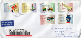 HONG KONG 2023: TOYS On REGISTERED Circulated Cover - Registered Shipping! - Cartas & Documentos