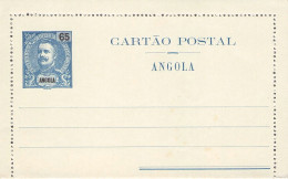ANGOLA - CARTAO POSTAL 65 REIS Unc / 2150 - Angola