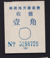 CHINA CHINE CINA  Chongqing ADDED CHARGE LABEL (ACL) 0.10 YUAN - Other & Unclassified