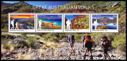 [Q] Australia 2015: Foglietto Grandi Sentieri / Great Australian Walks S/S ** - Blocks & Sheetlets
