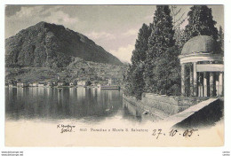 LUGANO:  PARADISO  E  MONTE  S. SALVATORE  -  PER  LA  GERMANIA  -  FP - Paradiso