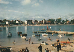 CPSM LARMOR Plage Le Port ( Quai Barque Voilier Canoë …) - Larmor-Plage