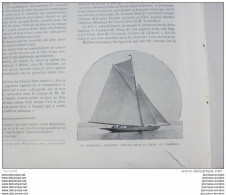 1899 YACHTING COUPE DE FRANCE ET DE L'AMERICA - AUTO LE CRITERIUM DES ELECTRIQUES - RACE BRETONNES Suite. - 1850 - 1899