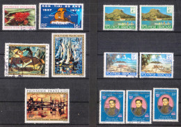 1971  POLYNESIE FRANCAISE - Lot De 12  Timbres - Other & Unclassified
