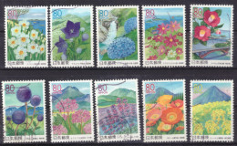 Japan - Used - 2006 - Flowers And Scenery Of Kiushu II  - Flora Fleurs Blumen Flores - (NPPN-0612) - Used Stamps