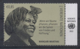 ONU Vienne 2022 - Wangari Maathai ** (dernière Pièce - Last Piece - Letztes Stück) - Ongebruikt