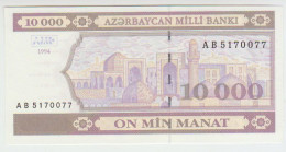 Azerbaijan 10000 Manat 1994  Pick 21b Series AB UNC - Azerbaïjan