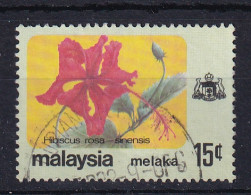Malaya - Malacca: 1979   Flowers   SG86    15c  [with Wmk]   Used - Malacca