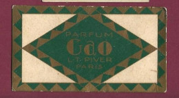 010923A - CARTE PARFUMEE - GAO LT PIVER Paris - Calendrier Semestre 1930 Et 1931 - Anciennes (jusque 1960)