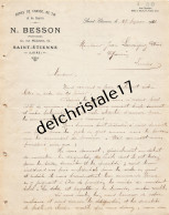 42 0422 ST-ÉTIENNE LOIRE 1920 Arme De Chasse De Tir & De Guerre N. BESSON Fabricant Rue Mulatère à LARAIGNEZ Ainé - Deportes & Turismo