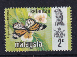 Malaya - Kelantan: 1971/78   Butterflies    SG113    2c    [Litho]   Used - Kelantan