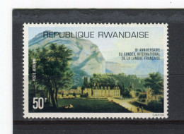 RWANDA - Y&T Poste Aérienne N° 11 (*) - Conseil International De La Langue Française - Neufs