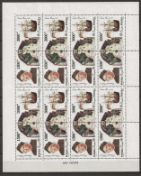 POLAND MNH ** 3178-3179 En Feuille EUROPA DECOUVERTE DE L'AMERIQUE PAR CHRISTOPHE COLOMB CART. SANTA MARIA VOILIER VOILE - Volledige Vellen