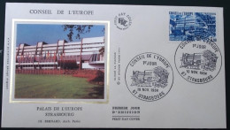 1984 FRANCE Conseil De L'Europe Council Of Europe Europarat  FDC  Markophilie Sonderstempel  DATUM 10 11 1984 - Collections (sans Albums)