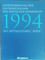 BRD Bund Jahressammlung 1994 - Gestempelt Mit Ersttagstempel - Im Schuber - Jaarlijkse Verzamelingen