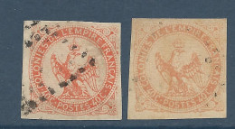 AIGLE N° 5 Vermillon Et Orange Vif OBL  / Used - Aigle Impérial