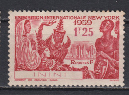 Timbre Neuf* D'Inini De 1939 N° 29 MNG - Unused Stamps