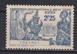 Timbre Neuf* D'Inini De 1939 N° 30 MNG - Unused Stamps