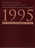 BRD Bund Jahressammlung 1995 - Gestempelt Mit Ersttagstempel - Im Schuber - Collections Annuelles