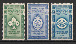 Egypt - 1956 - ( 2nd Arab Scout Jamboree, Alexandria ) - MNH** - Unused Stamps