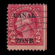 CANAL ZONE.1925-6. ”A“  Sharp Pointed Tops.2c.SCOTT 84.USED - Canal Zone