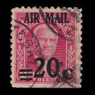 CANAL ZONE AIR POST.1929.20c On 2c.SCOTT C5.USED - Kanaalzone