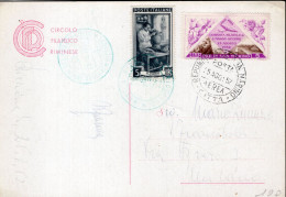 Giornata Filatelica San Marino - Riccione (1952) - Briefe U. Dokumente