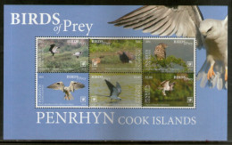 Penrhyn 2018 Birds Of Prey Eagle Wildlife Sheetlet MNH # 9242 - Aigles & Rapaces Diurnes