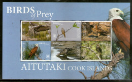 Aitutaki 2018 Birds Of Prey Eagle Wildlife Sheetlet MNH # 9182 - Aigles & Rapaces Diurnes