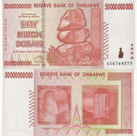 ZIMBABWE 50,000,000,000 Dollars 2008 P 87 UNC AB Prefix - Zimbabwe