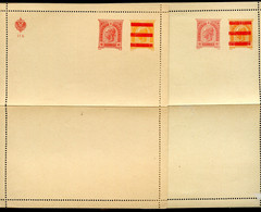 Kartenbriefe K46 Gez.K11 FARBVARIANTEN 1907 Kat.10,00€ - Carte-Lettere