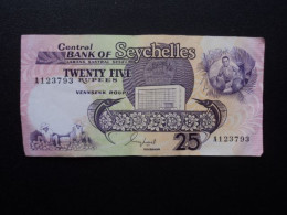 SEYCHELLES : 20 RUPEES   ND 1989    P 33      TTB - Seychellen