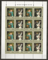 POLAND MNH ** 3331-3332 En Feuille Dentelé En Bas THEATRE GROTESQUE.LE MAGICIEN. CLOWN. - Feuilles Complètes