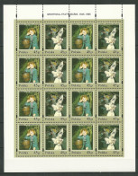 POLAND MNH ** 3331-3332 En Feuille Non Dentelé En Bas THEATRE GROTESQUE.LE MAGICIEN. CLOWN. - Fogli Completi