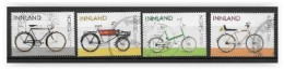 Norvège 2019 N°1941/1944 Oblitérés Bicyclettes - Gebraucht