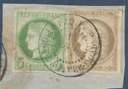 CERES N° 17 Et 30 CACHET Paquebot Français / POINTE A PITRE / Used - Cérès