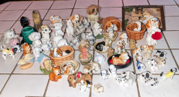 Gros Lot De Figurines Chiens - Dogs