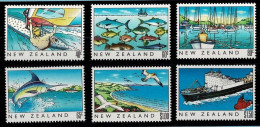 New Zealand 1989 Heritage - The Sea Set Of 6 MNH - Ongebruikt