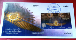 EGYPT 2021-  Unique FDC Of The Pharaohs Golden Parade, Special Order To Alexandria Post Office. - Briefe U. Dokumente