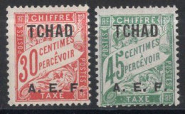 TCHAD Timbres-taxe N°5* & 6* Neufs Charnières TB Cote 3€25 - Nuevos