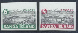 Sanda Island Scotland 333 Europa 1965 Non Dentelé Imperf ** MNH - 1965