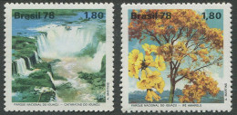 Brazil:Brasil:Unused Stamps Iguacu Waterfall And Tree, 1978, MNH - Ungebraucht
