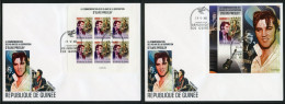 Guinea 2022, Music, Elvis, 6val In BF+BF In 2FDC - Elvis Presley