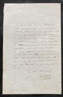 Jules DAVID – Peintre – Lettre Autographe Signée – Son Frère Alexandre David - Pintores Y Escultores